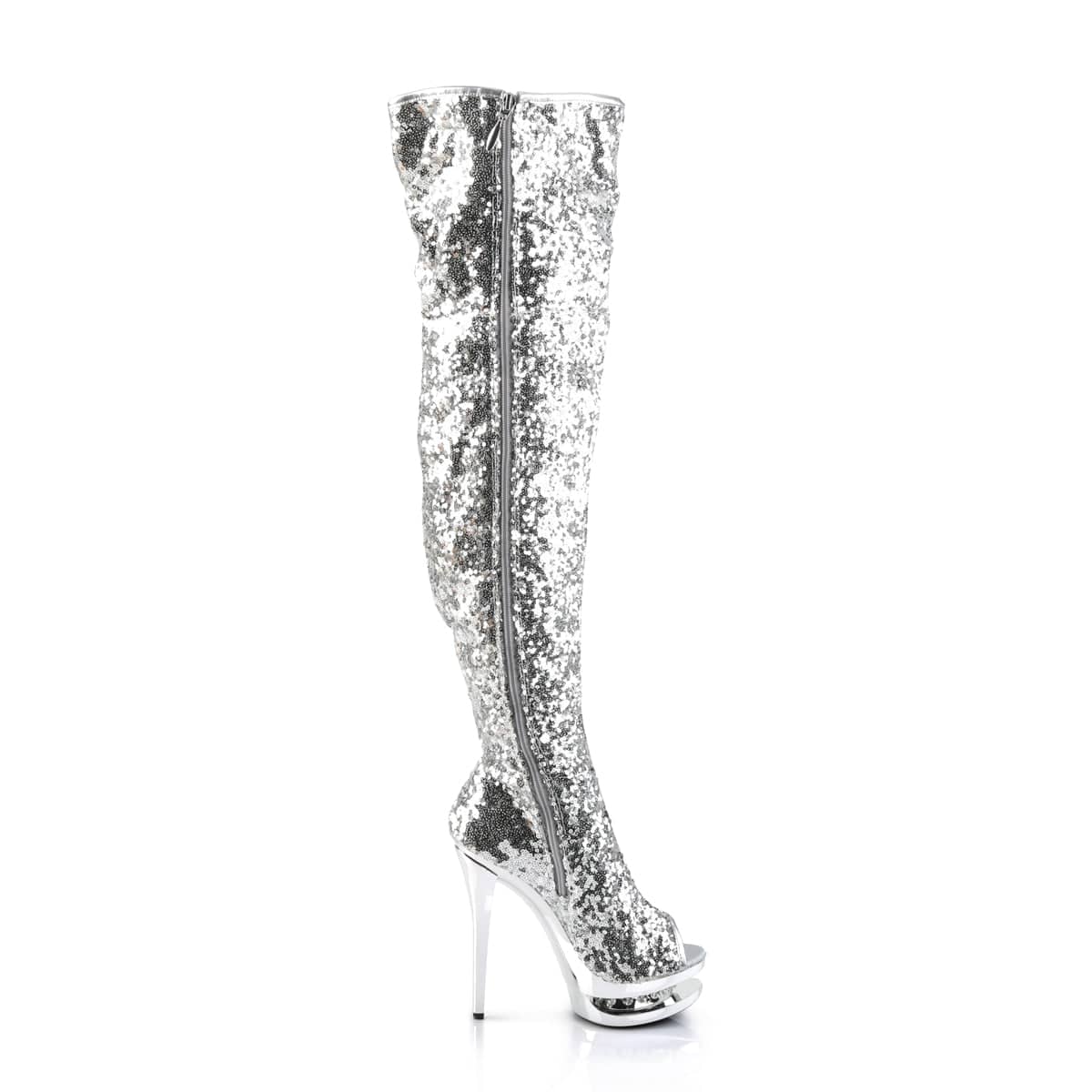 BLONDIE-R-3011 Silver Sequins/Silver Chrome