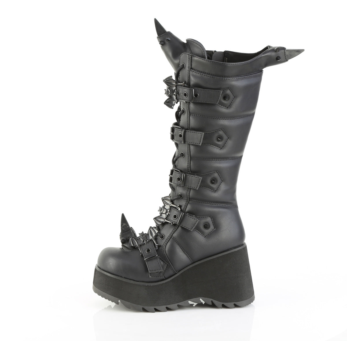 SCENE-157 Black Vegan Leather