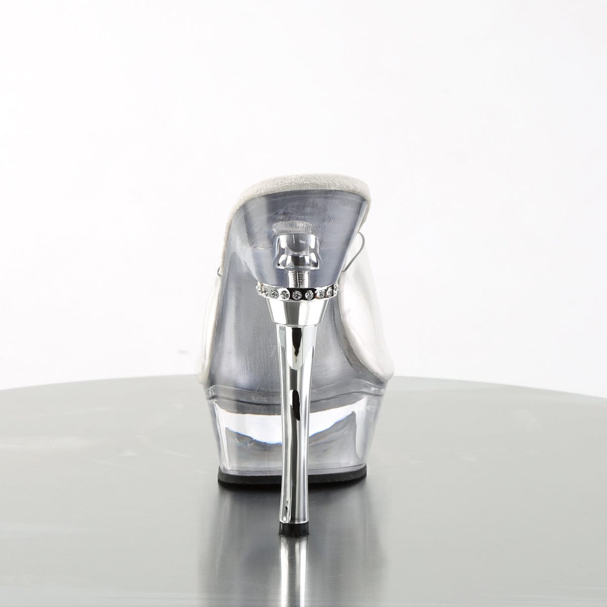 ALLURE-601 Clear/Clear Platform Sandal Pleaser US Size (Women's): 5