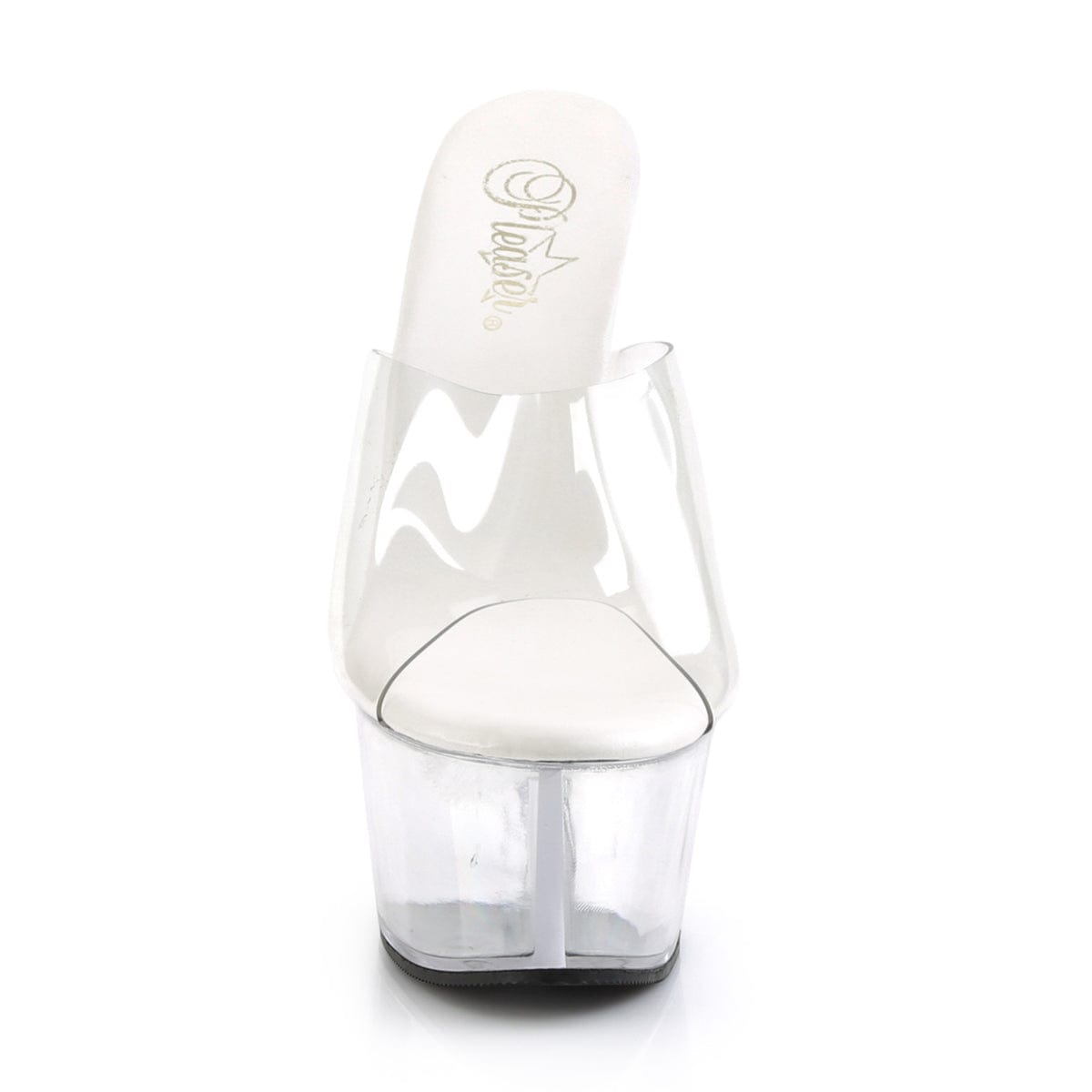 ASPIRE-601 Clear/Clear Slide Pleaser US Size (Women's): 5