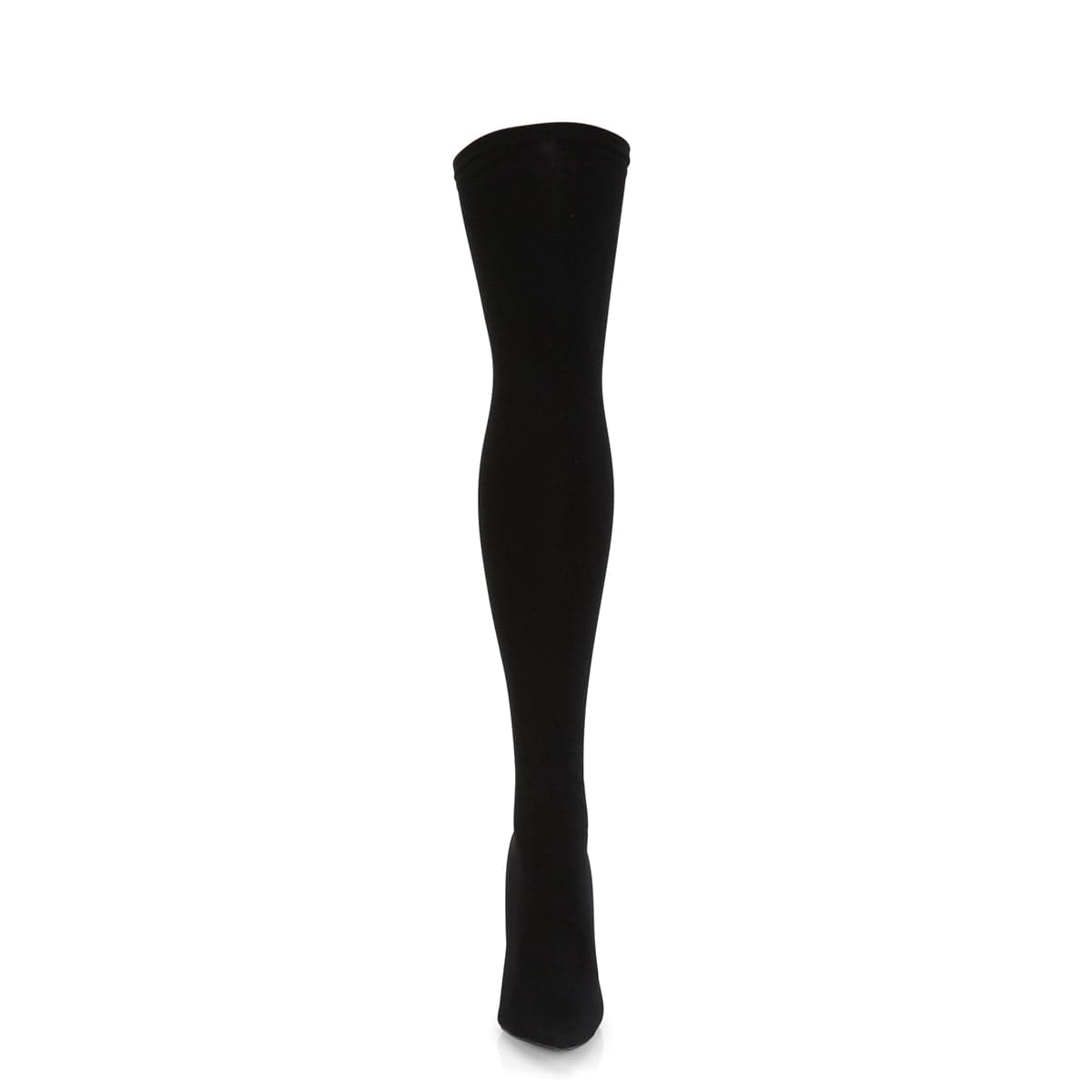 COURTLY-3005 Black Nylon Thigh Boot Pleaser US Size (Women's): 6