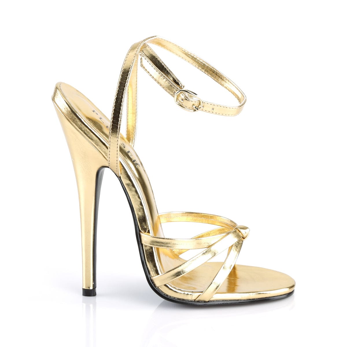 DOMINA-108 Gold Metallic Pu CURRENT Devious US Size (Women's): 5