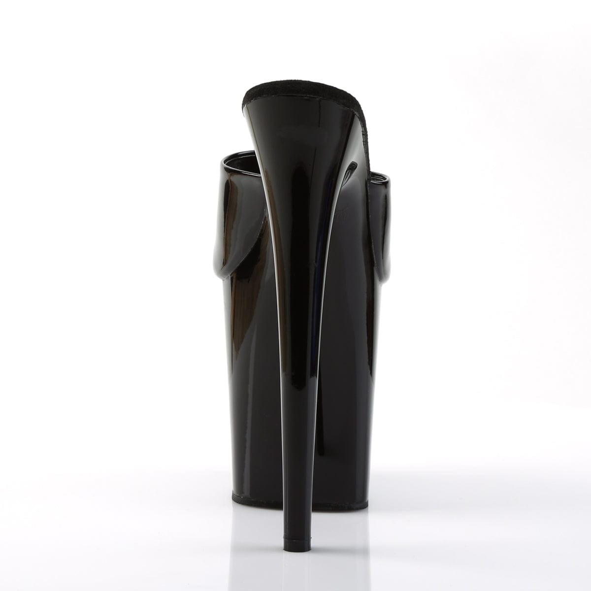 FLAMINGO-801 Black Patent/Black Slide Pleaser US Size (Women's): 5