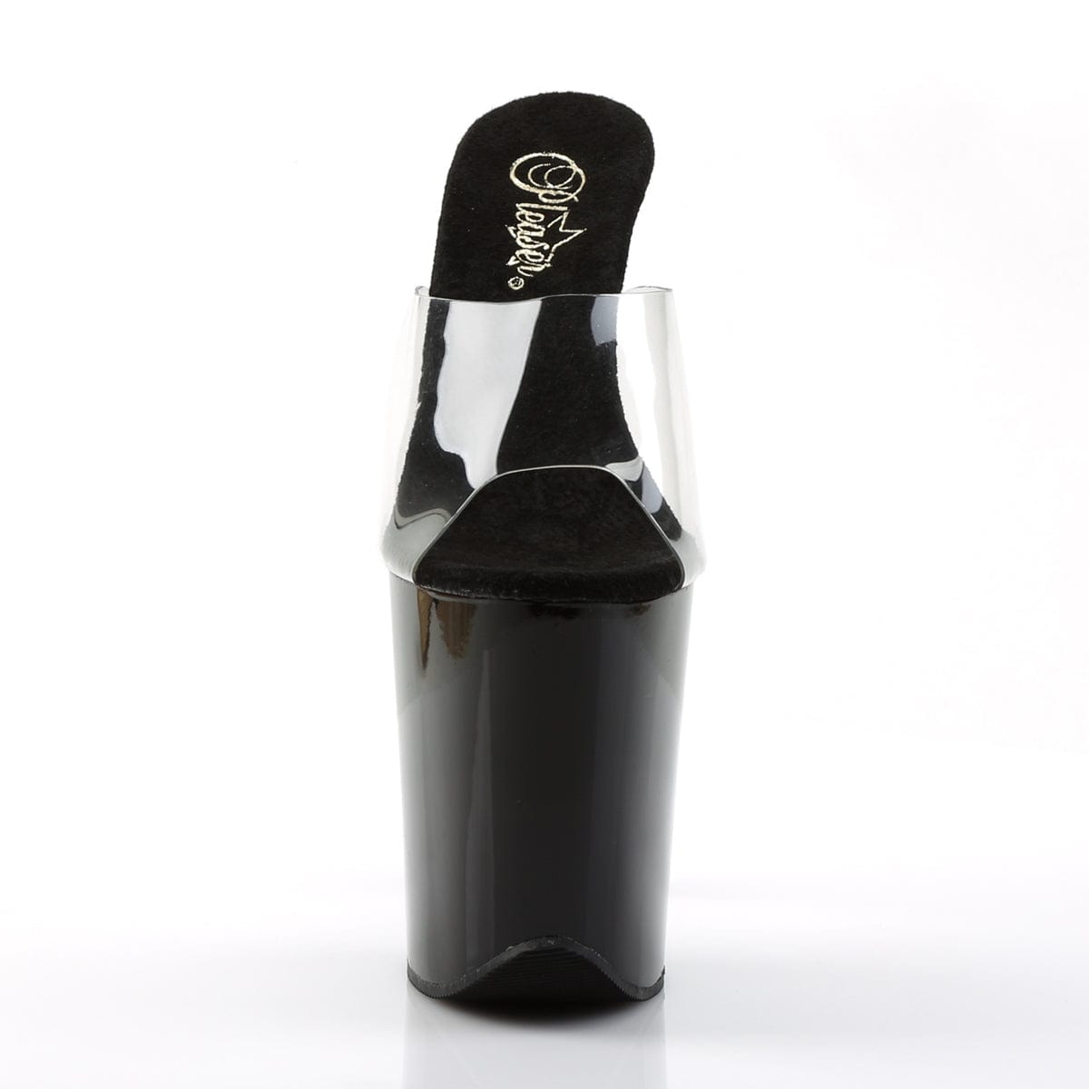 FLAMINGO-801 Clear/Black Slide Pleaser
