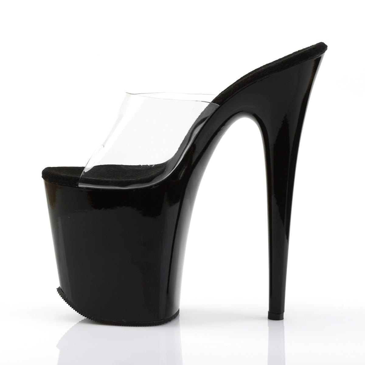 FLAMINGO-801 Clear/Black Slide Pleaser