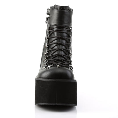 KERA-21 Black Vegan Leather Ankle Boot Demonia