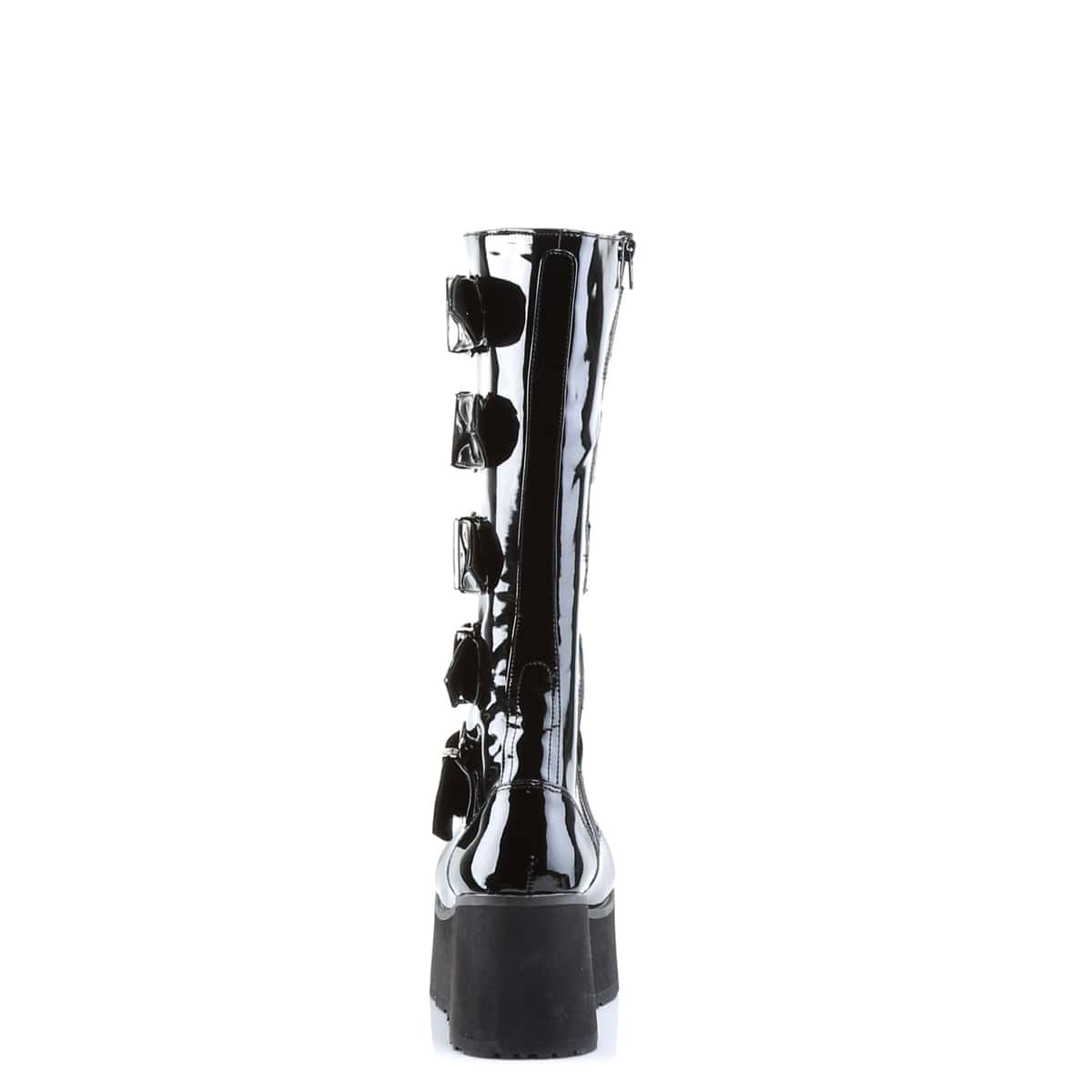 TRASHVILLE-518 Black Patent Sale Demonia US Size (Unisex/Men's): 4