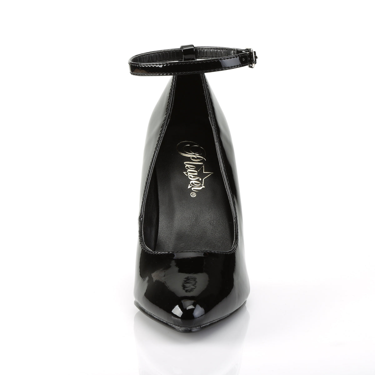 VANITY-431 Black Patent Pump Pleaser