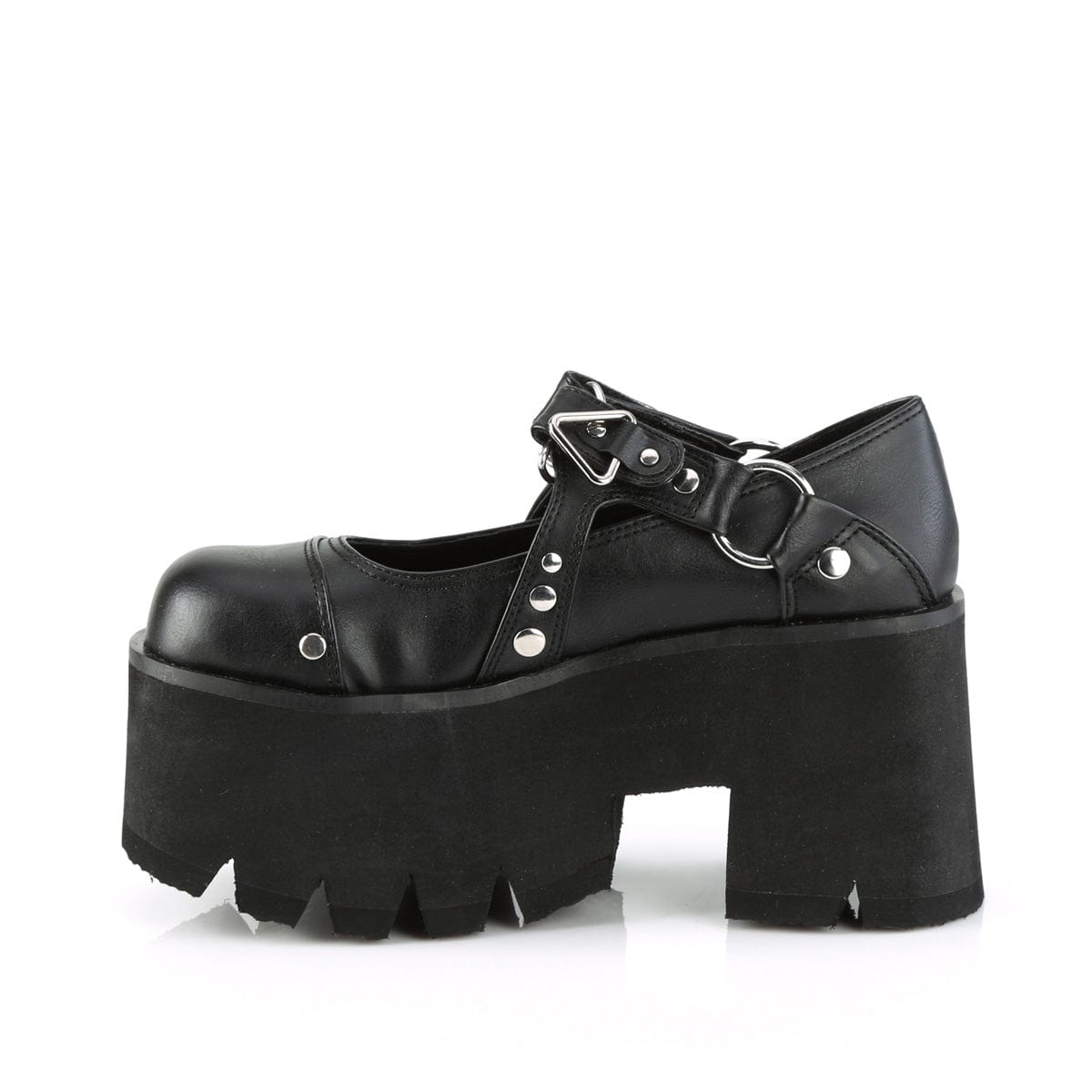ASHES-33 Black Vegan Leather Mary Janes Demonia US Size (Women's): 6