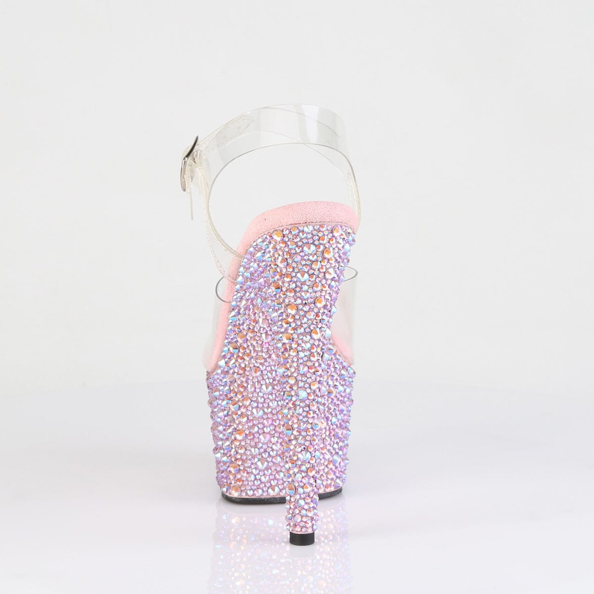 BEJEWELED-708MS Clear/Baby Pink Multi Rhinestones Pleaser US Size (Women's): 5