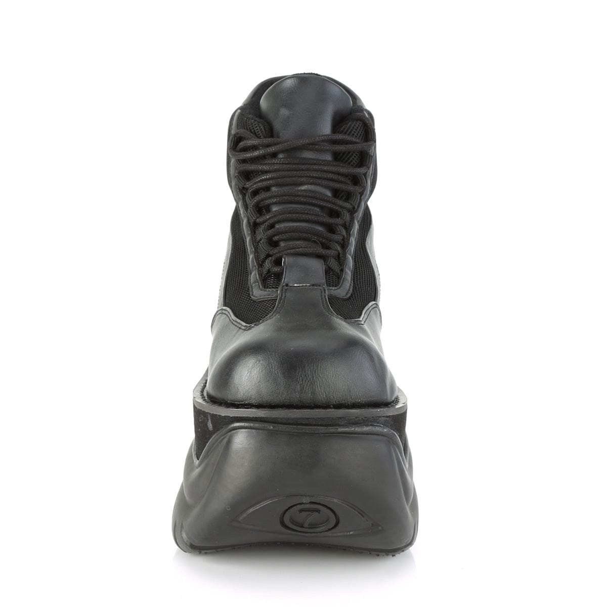 BOXER-01 Black Vegan Leather Demonia US Size (Unisex/Men's): 5