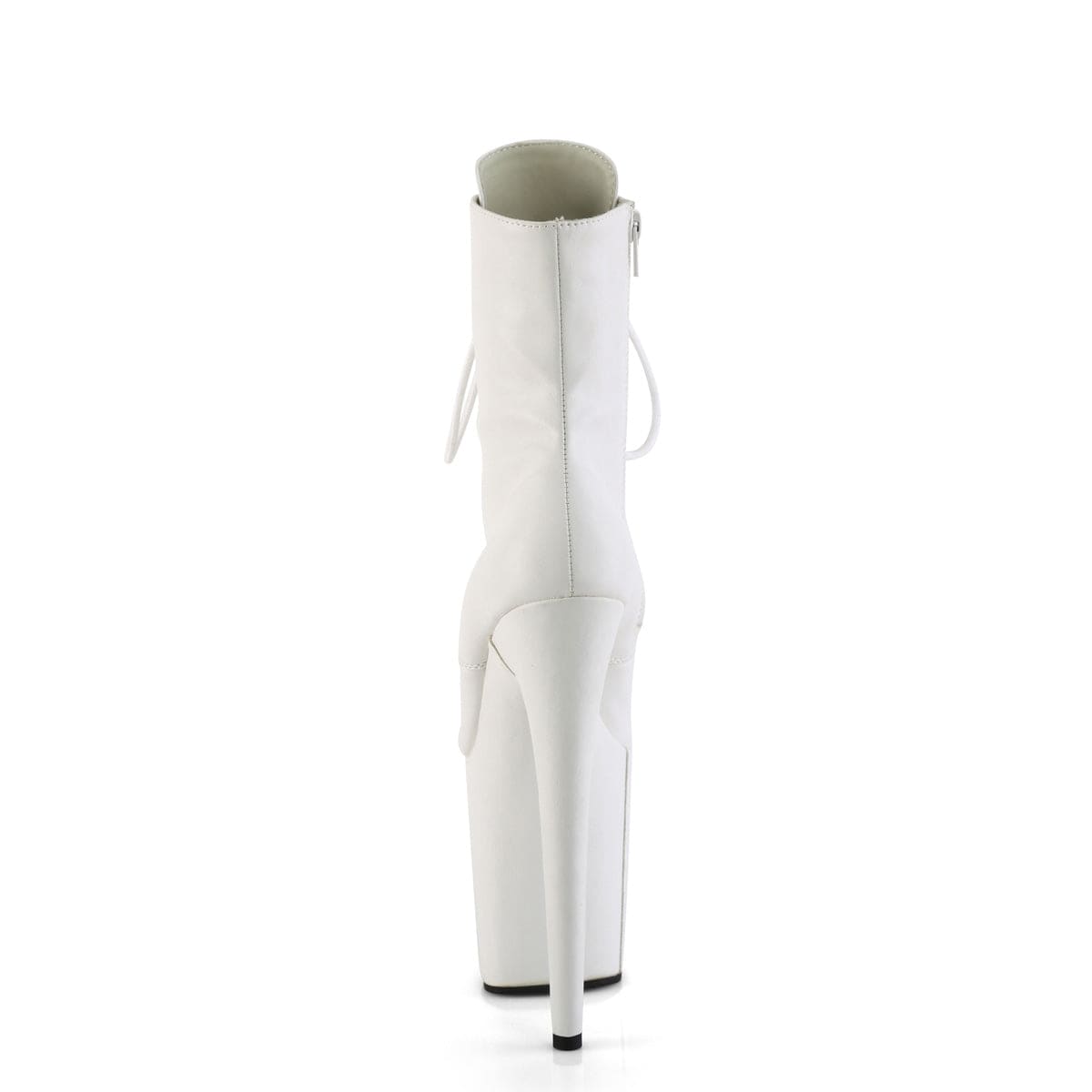 FLAMINGO-1020WR White Faux Leather/White Faux Leather Pleaser US Size (Women's): 5