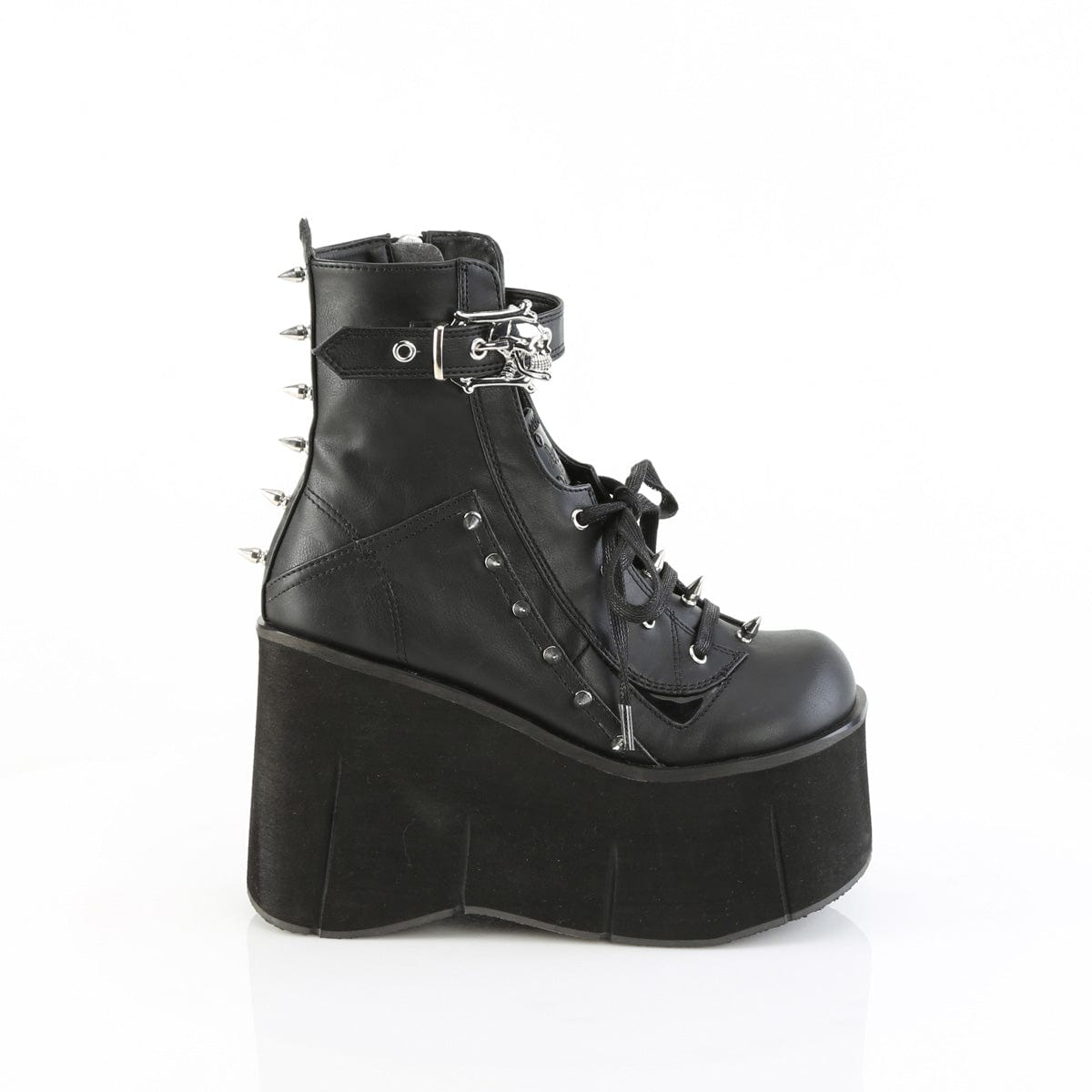 KERA-150 Black Vegan Leather Demonia US Size (Women's): 5