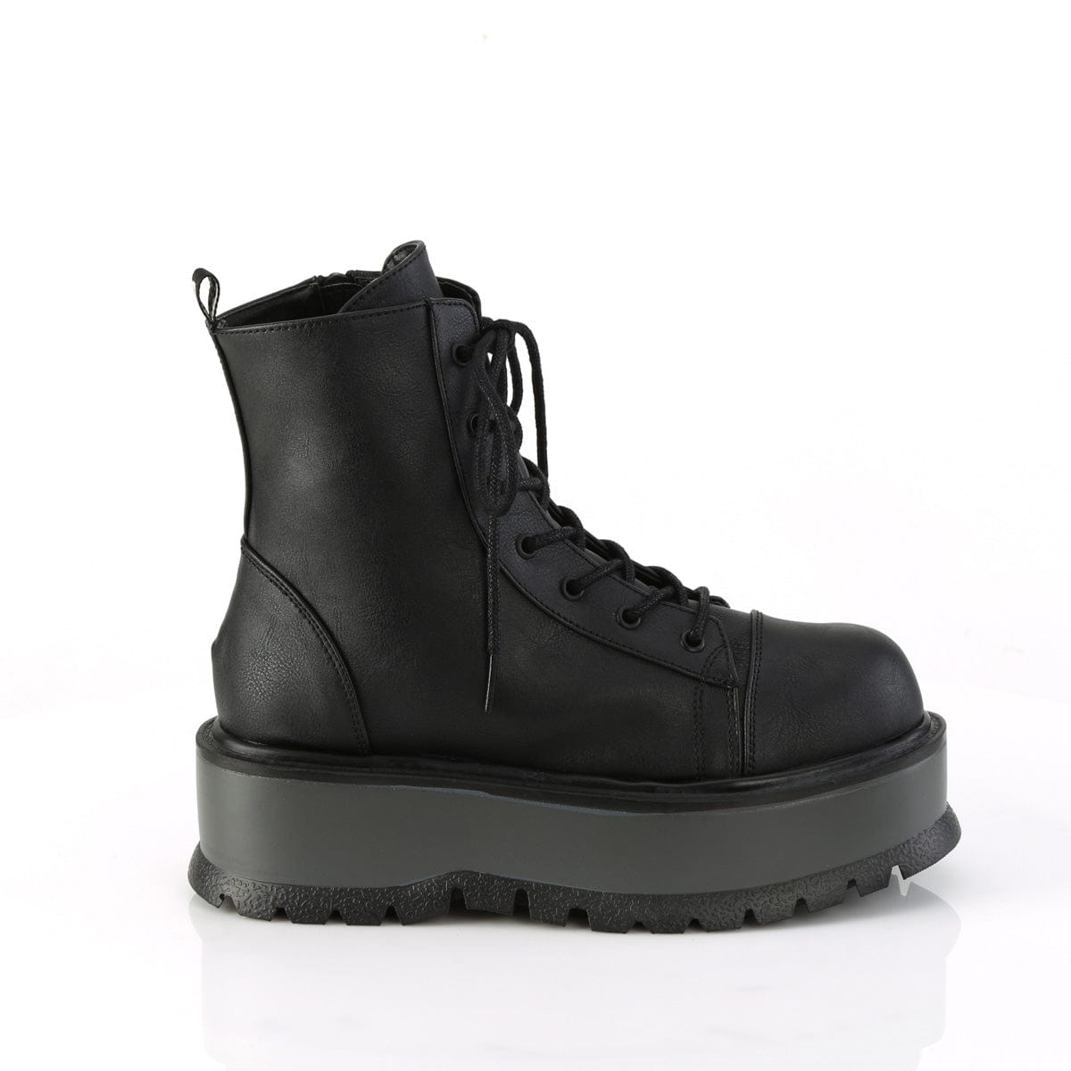 SLACKER-55 Black Vegan Leather Demonia US Size (Women's): 6