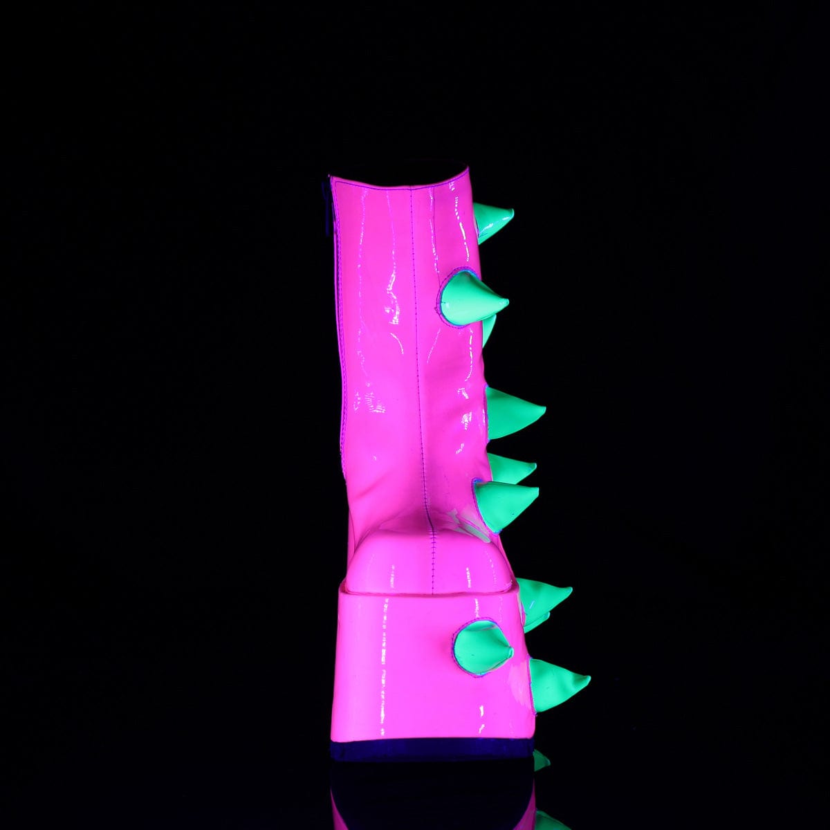 SLAY-77 UV Neon Pink-Neon Green Demonia US Size (Women's): 6