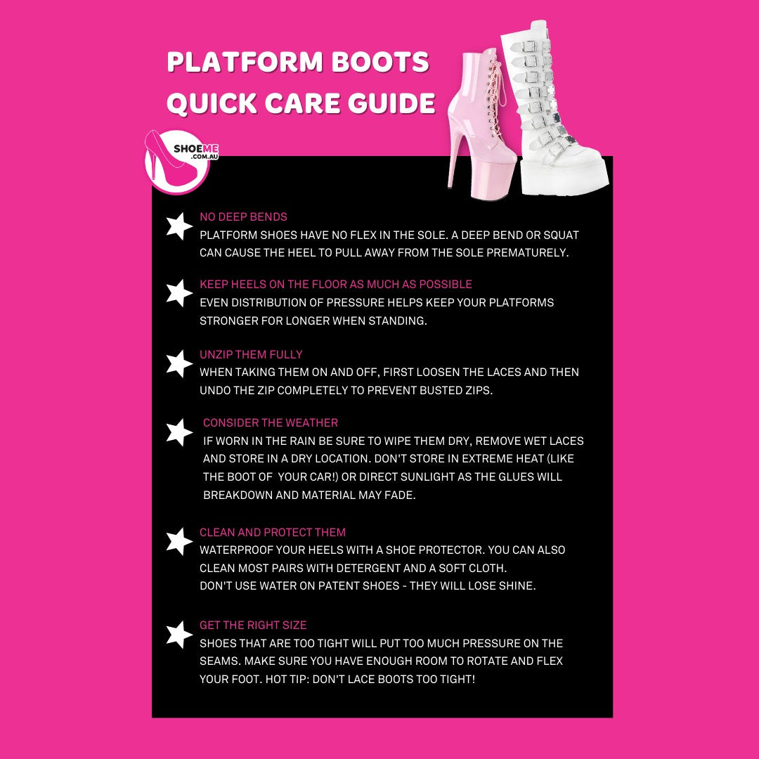 Platform Shoes Care Guide SHOE ME