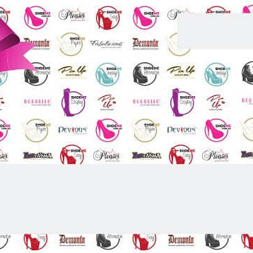 Give the gift of Shopping! - Stylish gift card featuring brand logos like Pleaser and Demonia with a pink bow.