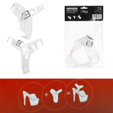 Pleaser Clear Detachable Ankle Strap
