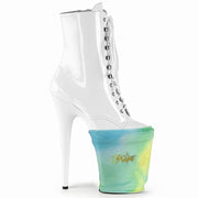 Accessories Pleaser Sock Style Platform Protectors Rainbow Velvet