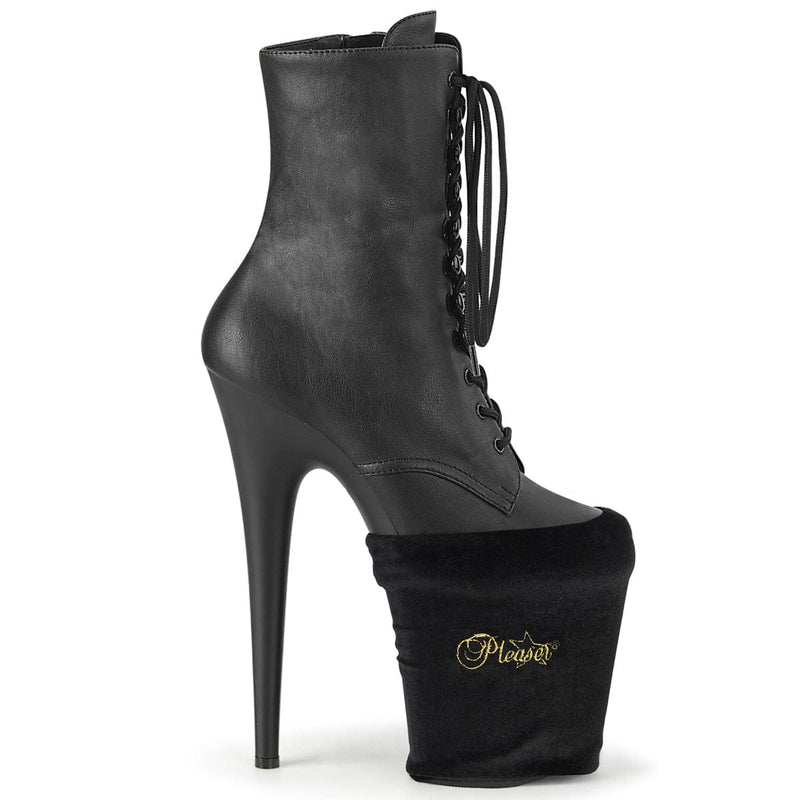 Accessories Pleaser Sock Style Platform Protectors Black Velvet