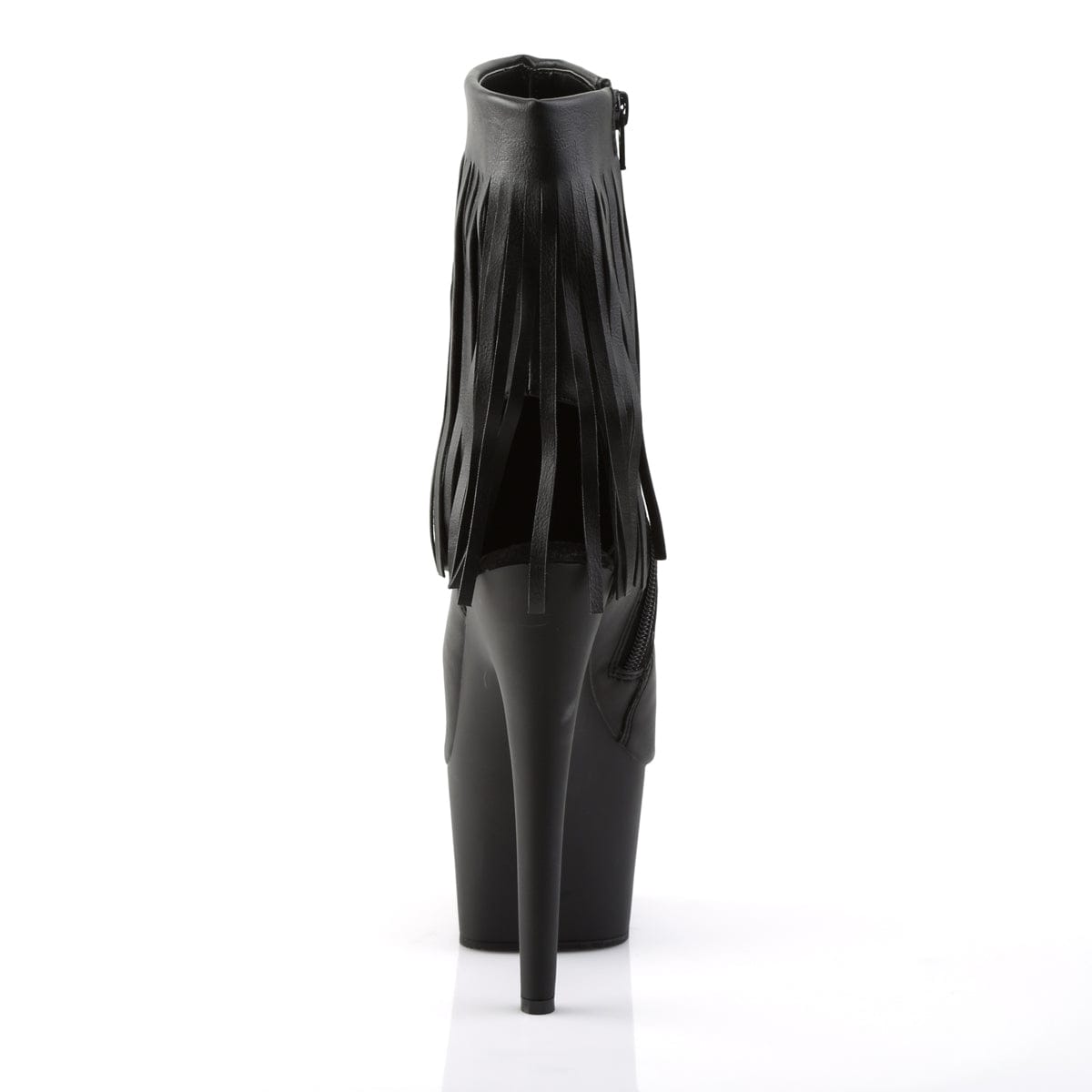 ADORE-1019 Black Faux Leather/Black Matte