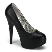 Bordello TEEZE-06 Pump (Black Pu)