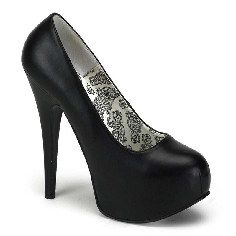 Bordello TEEZE-06 Pump (Black Pu)