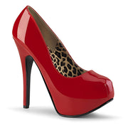 Bordello TEEZE-06 Pump (Red Patent)