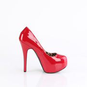 Bordello TEEZE-06 Pump (Red Patent)
