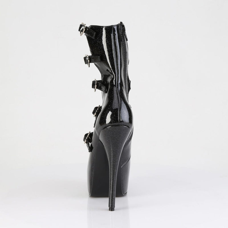 Bordello TEEZE-23 Ankle Boot (Black Glitter Patent)