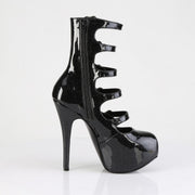 Bordello TEEZE-23 Ankle Boot (Black Glitter Patent)