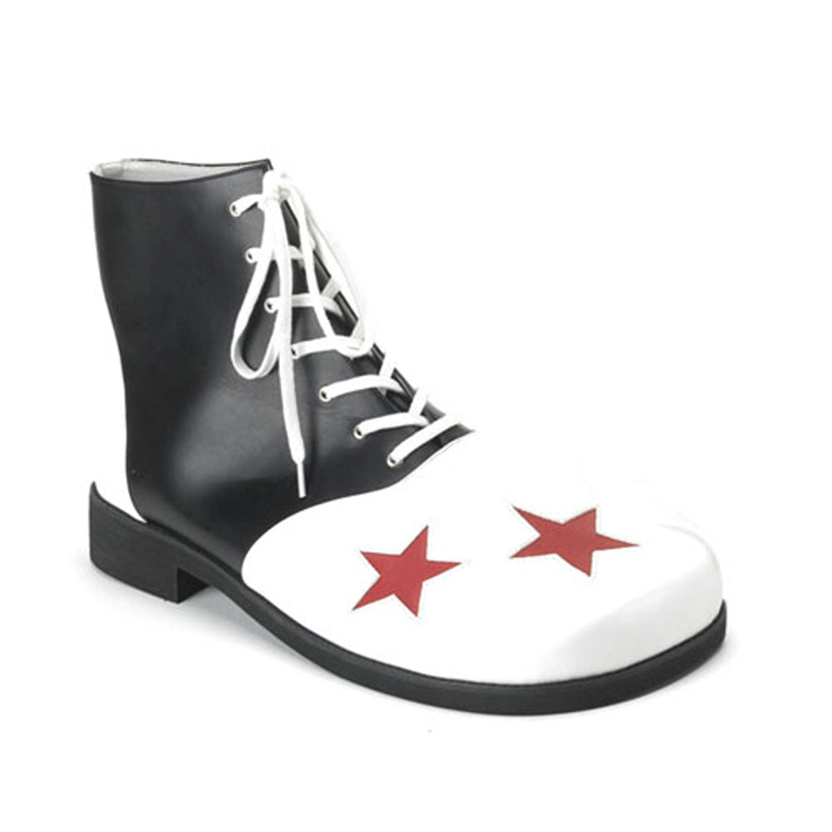 CLOWN-02 Black-White Clown Shoe