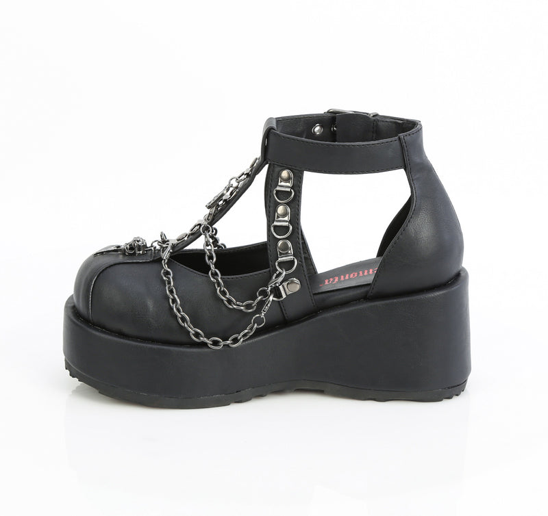 CUBBY-28 Black Vegan Leather