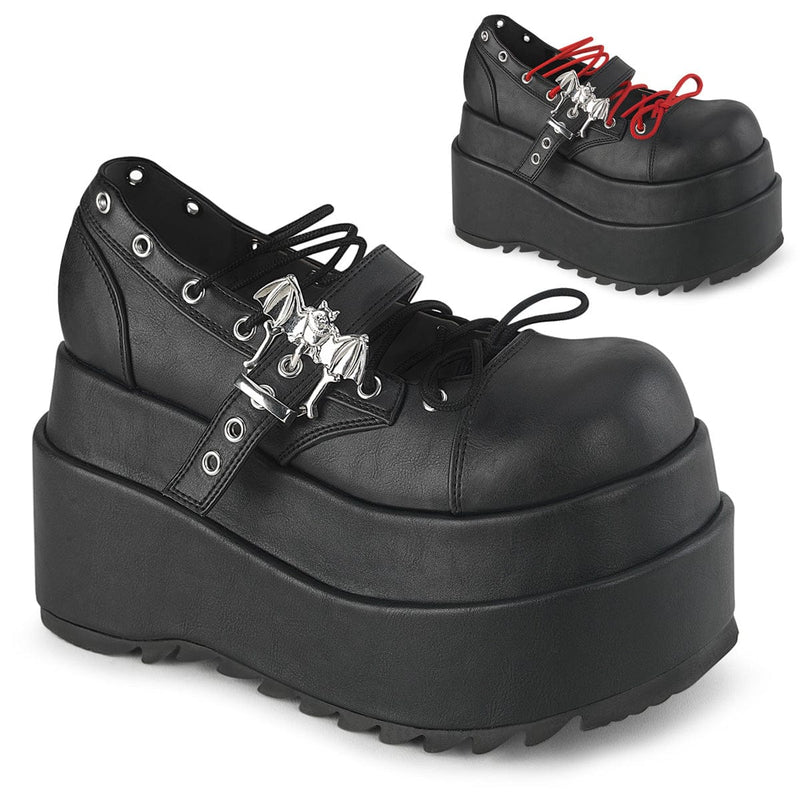 Demonia BEAR-23 Black Vegan Leather 6