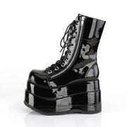 Demonia BEAR-265 Black Patent