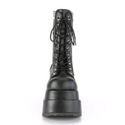 Demonia BEAR-265 Mid-Calf Boot (Black Vegan Leather)