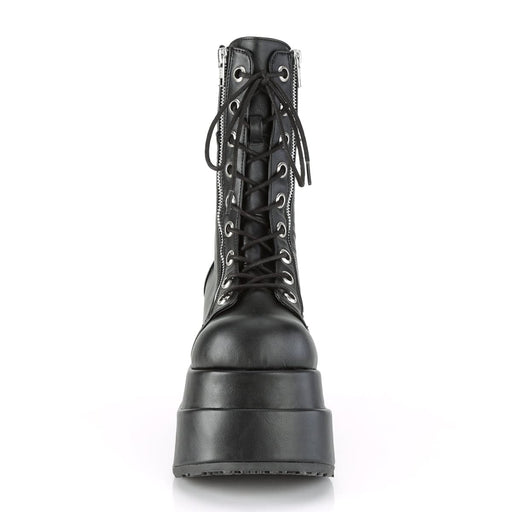 Demonia BEAR-265 Mid-Calf Boot (Black Vegan Leather)