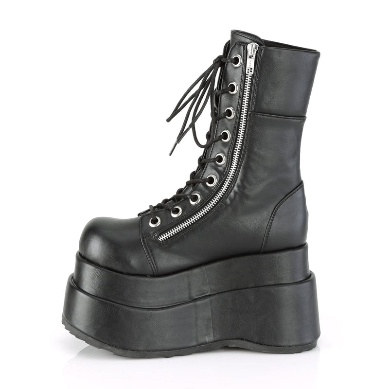 Demonia BEAR-265 Mid-Calf Boot (Black Vegan Leather)