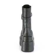 Demonia BEAR-265 Mid-Calf Boot (Black Vegan Leather)