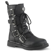Demonia BOLT-265 Mid-Calf Boot (Black Vegan Leather) 4