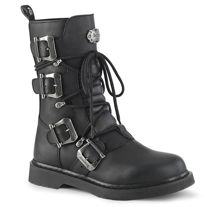 Demonia BOLT-265 Mid-Calf Boot (Black Vegan Leather) 4