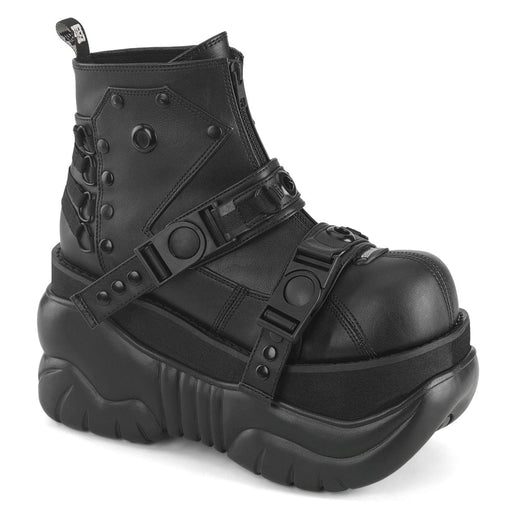 Demonia BOXER-60 Ankle Boot (Black Vegan Leather) 4