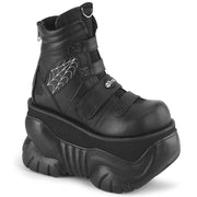 Demonia BOXER-70 Ankle Boot (Black Vegan Leather) 4
