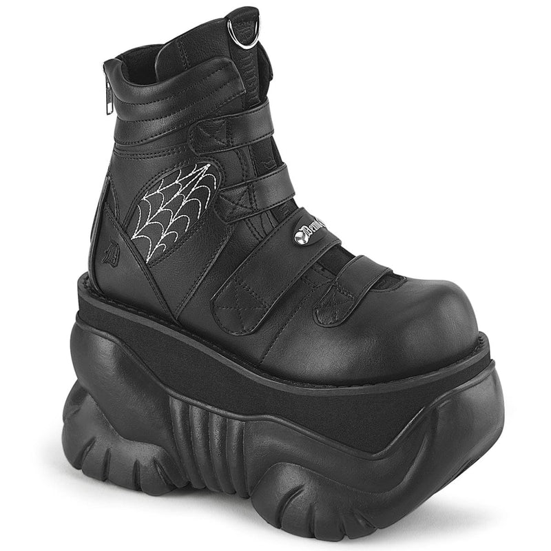 Demonia BOXER-70 Ankle Boot (Black Vegan Leather) 4
