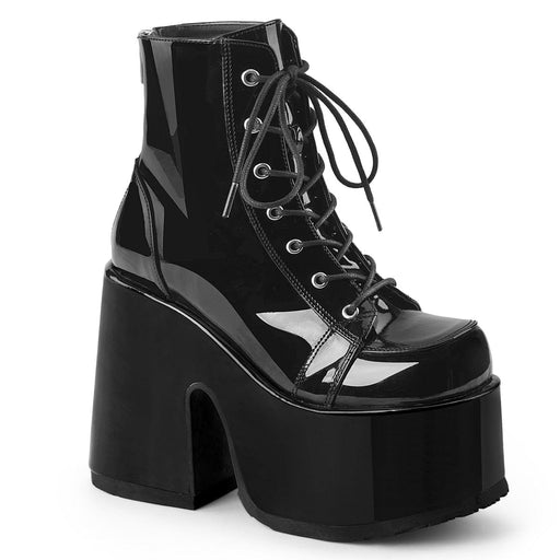 Demonia CAMEL-203 Ankle Boot (Black Patent) 6