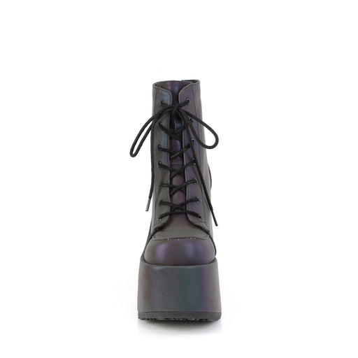 Demonia CAMEL-203 Ankle Boot (Green Multi Reflective)