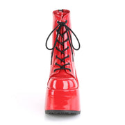 Demonia CAMEL-203 Ankle Boot (Red Patent)