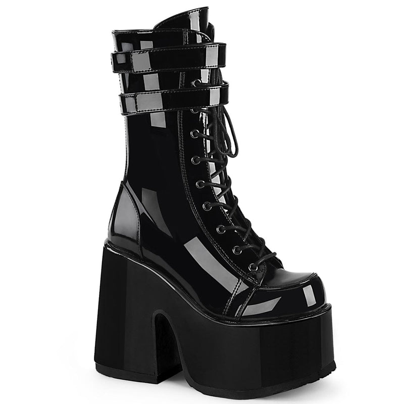 Demonia CAMEL-250 Black Patent
