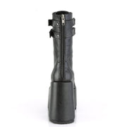 Demonia CAMEL-250 Mid-Calf Boot (Black Vegan Leather)