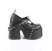 Demonia CAMEL-33 Mary Jane (Black Vegan Leather)